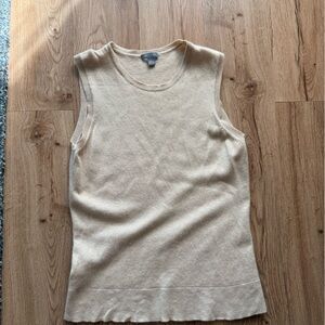Ann Taylor Tan Knit Top
